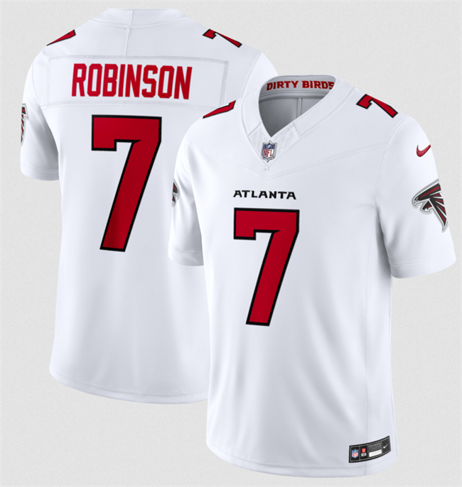 Youth White Atlanta Falcons #7 Bijan Robinson 2026 F.U.S.E. Vapor Untouchable Limited Stitched Football Jersey